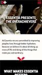 Mobile Screenshot of essentiawater.com